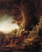 REMBRANDT Harmenszoon van Rijn The Risen Christ Appearing to Mary Magdalene Sweden oil painting artist